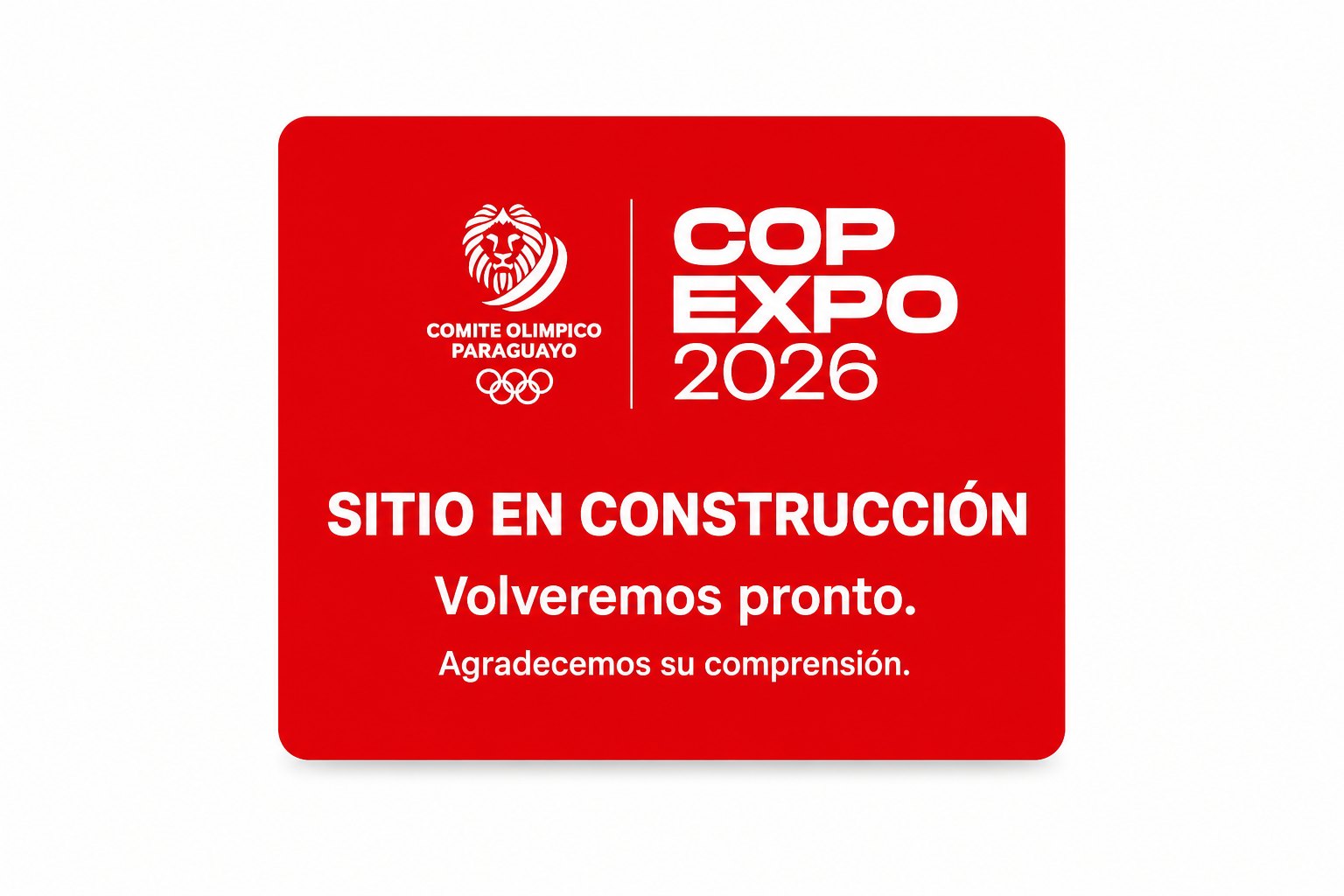 Sitio en construcción. Volveremos pronto. Agradecemos su comprensión.